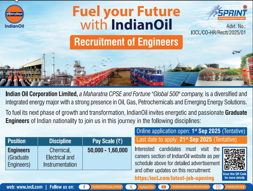 IOCL Recruitment 2025 IOCL Recruitment 2025